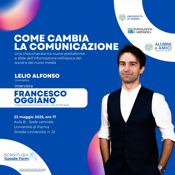 Dicono di noi: La Gazzetta di Parma parla dell'incontro con Francesco Oggiano 
