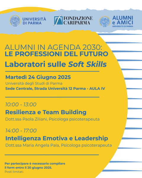 I Laboratori di Soft Skills: team-building, resilienza, leadership ed intelligenza emotiva per affrontare le professioni del futuro